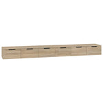 Wall Cabinets 2 pcs Sonoma Oak 102x30x20 cm Engineered Wood 3115902