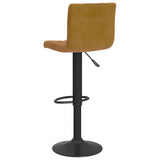 Bar Stools 2 pcs Brown Velvet 333729