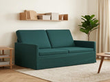 2 Seater Sofa Dark Green 130 x 81 x 82 cm Fabric 42041045