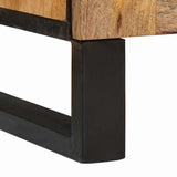 Bedside Cabinet Natural 50 x 33 x 60 cm Solid Mango Wood 4018055