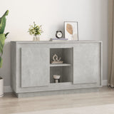 Sideboard Concrete Grey 102x35x60 cm Engineered Wood 831881
