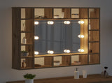 Mirror Lights 12 pcs White 4.5 x 4.5 x 4.8 cm Plastic 864916