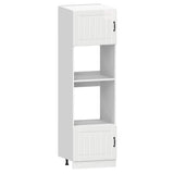 7 Piece Kitchen Cabinet Set Lucca High Gloss White Engineered Wood 3314743