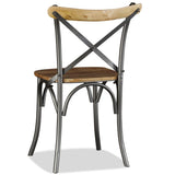 Dining Chairs 2 pcs Solid Mango Wood 244592