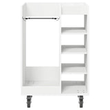 Golf Cabinet with Wheel Plain White 65 x 45 x 98 cm 899447