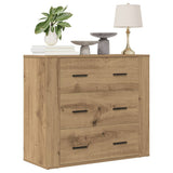 Sideboard Artisan Oak 80x33x70 cm Engineered Wood 857086