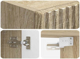 Wall-mounted Bathroom Cabinet Sonoma Oak 33 x 34.5 x 160 cm 890514