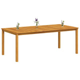44106 Garden Table 200x100x74 cm Solid Acacia Wood