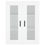 Highboard White 69.5x34x180 cm Engineered Wood 3198729