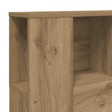 Headboard Cabinet Artisan Oak 120x19x104.5 cm Engineered Wood 856879