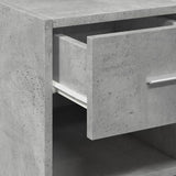Sideboard Concrete Grey 40x42.5x93 cm Engineered Wood 846316