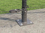 Welded Wire Fence with Concrete Base 25 x 1.4 m 3353666