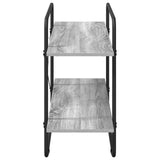 Bookshelf 2-Tier 100 x 35 x 70 cm PB Grey Sonoma 8007801