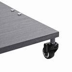 Outdoor Umbrella Base Dark grey wood look 45 x 45 x 31 cm Steel 42009948