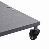 Outdoor Umbrella Base Dark grey wood look 45 x 45 x 31 cm Steel 42009948