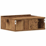 Floating Nightstands 2 pcs Old Wood 40x32x15 cm Engineered Wood 861120