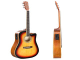KMA101 41In Basswood Panel Matte Edging Folk Guitar with 10W Amplifier Bag 31848716