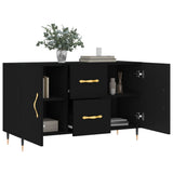 Sideboard Black 100x36x60 cm Engineered Wood 828149