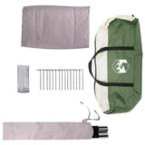 Dome Tent 4-Person with Roof Green 505 x 450 x 248 cm 42004020