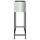 Raised Garden Planter Silver 100 x 26 x 82 cm Galvanised Steel 865881