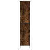 Bookcase Smoked Oak 80x31x137.5 cm Engineered Wood 848631