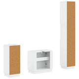 3 Piece Bathroom Cabinet Set HOORN Engineered Wood 3417877