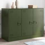 Sideboard Olive Green 99x39x73 cm Steel 841725