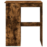 Bar Table with Racks Smoked Oak 90x47.5x103.5 cm Engineered Wood 854341