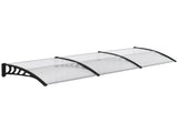 Front Door Canopy, Outdoor Awning, 303 x 96cm Rain Shelter for Window, Porch and Front/Back Door, T3398P314729