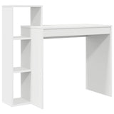 Desk with Shelf White 100 x 40 x 90 cm Engineered Wood 869314