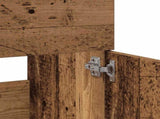 Bathroom Cabinet with Mirror Old Wood Engineered Wood 856381