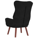Relaxing Chair Black 69 x 74 x 93 cm Velvet 42001840