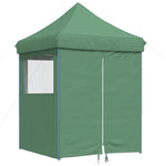 ZNTS Foldable Party Tent Pop-Up with 4 Sidewalls Green 4005000