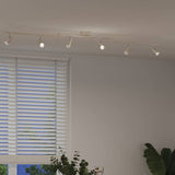 Ceiling Spotlight Nickel 176.5 x 9.5 x 14 cm Steel 4108211
