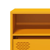 TV Cabinet Mustard Yellow 135x39x43.5 cm Cold-rolled Steel 851337