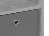Sideboard with Drawer Concrete Grey 102 x 31 x 99.5 cm 8000495