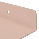 Floating Shelf Wall-mounted 4 pcs Pink 100 x 9 x 2.5 cm Steel 8003987