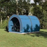 Bike Storage Tent with Roof Blue 256 x 222 x 182 cm Taffeta 42000997