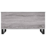 Coffee Table Grey Sonoma 90x44.5x45 cm Engineered Wood 830986