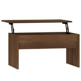Coffee Table Brown Oak 80x50,5x41,5 cm Engineered Wood 819289
