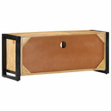 TV Cabinet 100x30x40 cm Solid Rough Wood Mango 4013589