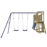 Outdoor Playset Pinewood Vacuum pressure treated Large Durable 3155932