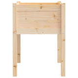 Garden Planters 2 pcs 50x50x70 cm Solid Pinewood 810800