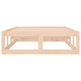 Bed Frame Natural Pine Solid pine wood Small Single Durable 820821