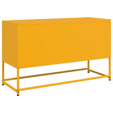 TV Cabinet Mustard Yellow 100.5x39x60.5 cm Steel 846545