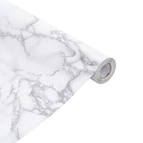 Furniture Stickers Self-Adhesive Marble White 90x500 cm PVC 3206487