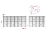 Gabion with 3.5 mm Wire and 10x10 cm Mesh 900x10x100 cm 3463020