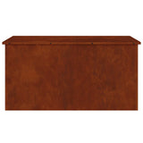 Garden Storage Cushion Box Galvanised Steel 100 x 50.5 x 50 cm 874566