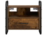 Hanging Bedside Cabinet 2 pcs Smoked Oak 40 x 30 x 50 cm 8013559