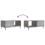 Coffee Table Concrete Grey 90 x 50 x 40 cm Engineered Wood 894498
